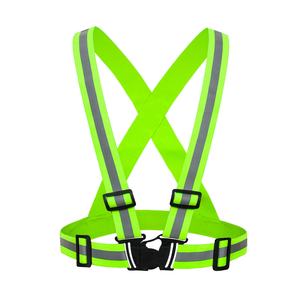 Outdoor ajustável Elastic Hi Visibilidade Chalecos Reflective <span class=keywords><strong>Safety</strong></span> Strap Vest Reflective Belt Strap para Correr Ciclismo - Product Image 3