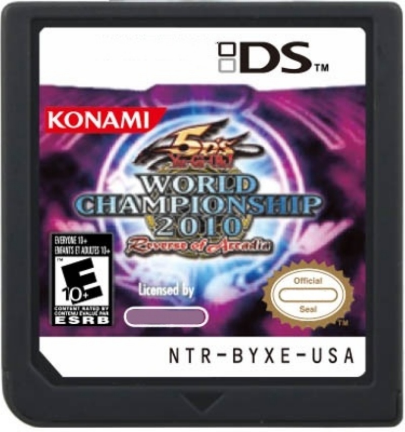 5D's - Campionato del Mondo 2010 - Il retro di Arcadia