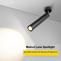 Projecteurs LED sur rail anti-éblouissement style ferme moderne, construction en aluminium, 7W, intensité variable, IRC élevé 92, garantie 5 ans, pour maison et bureau, installation facile