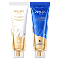Dentifrice blanchissant et rafraîchissant au sorbitol et aux probiotiques, marque privée, vente en gros, 100g
