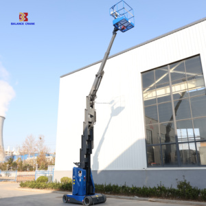 Plataforma Vertical Pequeña <span class=keywords><strong>para</strong></span> Discapacitados, Elevador de 12 Metros, Equipo de Logística <span class=keywords><strong>para</strong></span> Almacenes Usado, Motor de Acero, Accionamiento por Cilindro Hidráulico - Product Image 6