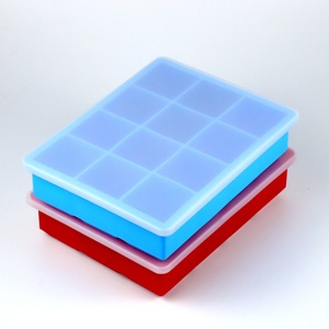 Price Custom Food Grade <b>Cream</b> Mould Silicone Ice Cube Foldable 15 Cavity Tray Silicone Ice Mold for Freezer - Product Image 3