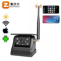 ZYX nouveau Wifi Hd panneau solaire sans fil Bus Van camion Rv voiture Dvr avant caméra de recul pour Ios et téléphone Android