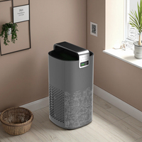 Purificateur d'air portable OEM pour animaux domestiques avec affichage 3D en 3 étapes, filtre HEPA pour grandes pièces, prise UE, nettoyage et toilettage d'animaux.