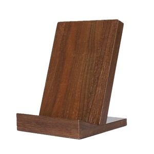 Estante de exhibición de libros de madera maciza de 150x150x195mm para escritorio, biblioteca o estantería. - Product Image 5