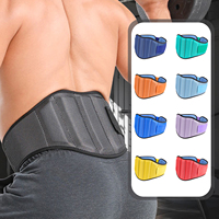 Ceinture de musculation Power Lifting Gym Fitness Bodybuilding Cuir Nylon Eva Unisexe Hommes Femmes Réglable Support Entraînement Personnalisé