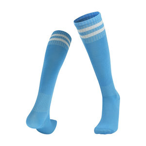 <span class=keywords><strong>Chaussettes</strong></span> longues classiques de football à poignée longue, Logo personnalisé, <span class=keywords><strong>chaussettes</strong></span> de football sur le genou pour garçons - Product Image 2