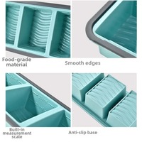 Grand bac à glaçons en silicone, moule à glace, boîte de conservation alimentaire pour congélation de soupes, machine à glaçons DIY