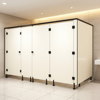 Cloison de toilette personnalisée OEM en HPL compact, en aluminium, étanche, antibactérienne, 12 mm, 18 mm, 25 mm, pour vestiaire de piscine