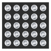 SHTX - Matriz de Luces LED RGBW 5x5 de 25x12W, la Más Vendida, para Escenarios, Discotecas, Bodas, Espectáculos, Iluminación de Escenario