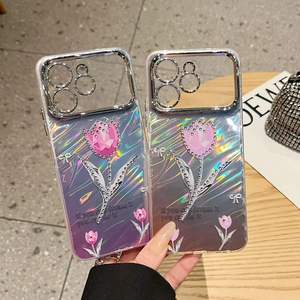 เคสโทรศัพท์ลายดอกไม้สาวหวานสำหรับเคส <span class=keywords><strong>OPPO</strong></span> RENO15 เคสเพชรน่ารักกันกระแทก RENO 15C - Product Image 6
