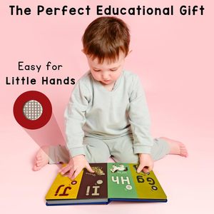 Livre sonore interactif avec 26 lettres de l'alphabet, chants et comptes-rends pour la maternelle, livre ABC - Product Image 6