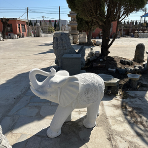 Estatua de Elefante de Piedra Natural Moderna, Fabricada en China, para Decoración de Jardín de Hotel, Tamaño Personalizado - Product Image 4