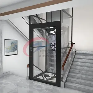 Çin ucuz fiyat dikey konut ev asansör 3 kat villa ofis yolcu asansörü tedarikçileri