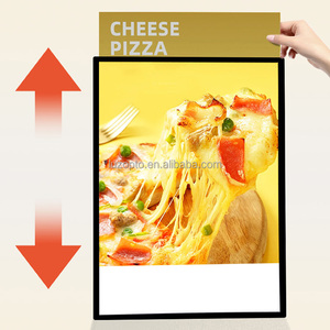 Marco de Aluminio A1 A2 <span class=keywords><strong>A3</strong></span> A4, Caja de Luz LED para Publicidad en Paredes de Restaurantes, Vidrio Templado de 10 mm, Tablero de Menú Portátil - Product Image 6