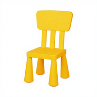 Chaise et tabouret pour enfants Marmot pour utilisation en maternelle