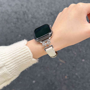 Bonitas correas de reloj de cuero con lazo para <span class=keywords><strong>Apple</strong></span> Watch, correa para <span class=keywords><strong>IWatch</strong></span> Series 10, pulsera de muñeca, reloj inteligente 38 40 42 44 45 49 mm - Product Image 3