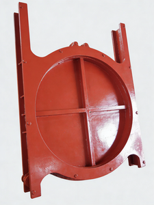 Clapet rond en fonte avec étanchéité bidirectionnelle pour stations de pompage des eaux usées, clapet circulaire en fonte bidirectionnel - Product Image 4