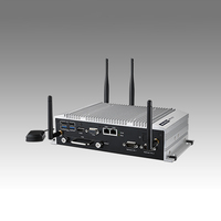 Advantech NVR embarqué pour l'extérieur ARK-2121S avec 4 ports PoE Intel Atom E3845 Mini PC industriel sans ventilateur Ordinateur intégré