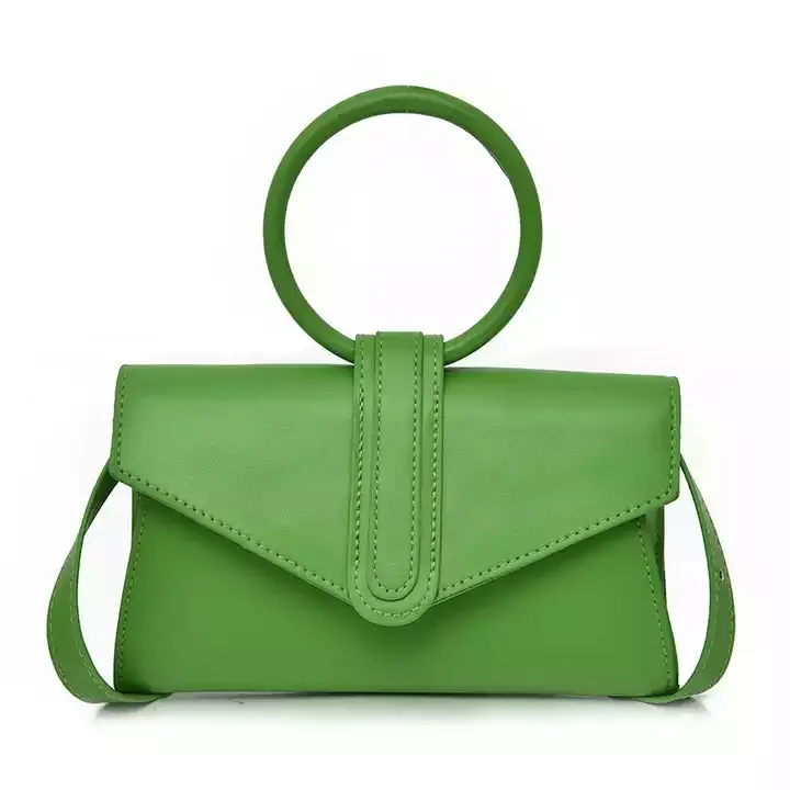 Женские дизайнерские сумки, поясная сумка из искусственной кожи, клатч с круглым кольцом и ручкой, женская сумка через плечо