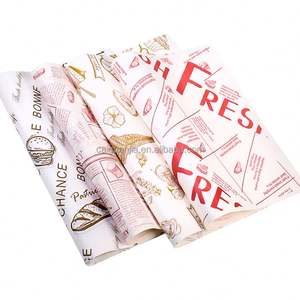 Custom Logo Disposable <b>Eco</b>-<b>Friendly</b> PE Coated Virgin Greaseproof Food Packaging <b>Paper</b> for Sandwich Hamburger & Cake - Product Image 1