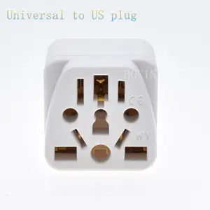 UK/US/SA/EU Universal To US Travel Plug Adapter Supply CE Certification American To Multi-function Power Conversion Socket