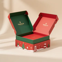Boîtes d'emballage personnalisées écologiques avec pelliculage mat - Boîtes de présentation pour la vente au détail - Emballage en mousse / Boîtes cadeaux de Noël