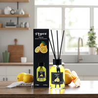 Coffret Diffuseur de Parfum à Bâtonnets Marque VEYES, 20 Parfums, Bouteille en Verre Colorée 110ml, Parfum d'Ambiance