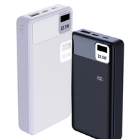 Power Bank IMato Kapasitas Tinggi 20000mAh Li-Polymer Terlaris Ultra Tipis Portabel Pengisian Cepat PD22.5W Tipe-C Micro