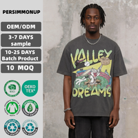 T-shirt tendance pour homme en pur coton tricoté à manches courtes, couleur unie, respirant, style vintage streetwear, doux pour l'été