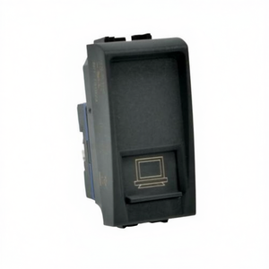 Conector de red RJ45 UTP negro de 8 pines para cable Ethernet - Product Image 2