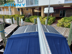 150W Lightweight Bendable <strong>Flexible</strong> <strong>Solar</strong> <strong>Panel</strong> for Marine Sailboat Yacht Bimini Lifeboat Travel Passenger Ship <strong>Solar</strong> <strong>System</strong> - Product Image 4