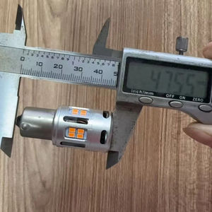 Con ventola T20 25W 2500LM ambra LED indicatori di direzione di Backup lampadina posteriore No Hyperflash P21W 1156 Bau15s Py21w 7440 Lada <span class=keywords><strong>Dacia</strong></span> Acura - Product Image 5