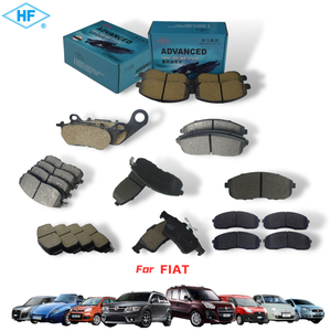 Kit Pastiglie Freno Anteriori per <span class=keywords><strong>Auto</strong></span> Fiat in Fibra di Carbonio Ceramica e a Basso Contenuto Metallico per 500 Ducato Punto Palio Panda Tipo Doblo - Product Image 2
