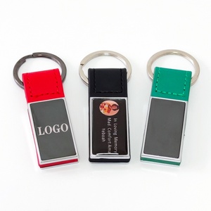 Fashion Business Gift Custom Leather <b>Key</b> <b>Chain</b> Men Women Car <b>Key</b> Strap Waist Wallet KeyChains Keyrings PU Leather Keychain - Product Image 2