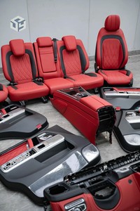 Seggiolino Auto Saling Factory Coprisedile con Cucitura a Diamante Personalizzato Sedile Auto in Pelle per Benz G Classe G500 W463 W464 G65 - Product Image 2