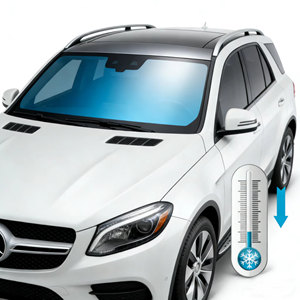 Nano Ceramic PET Car Window Tint Film with Color Changing Anti-Glare Self Healing UV & Infrared Proof 3 Year Warranty - Product Image 1
