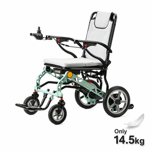 Silla <span class=keywords><strong>de</strong></span> <span class=keywords><strong>Ruedas</strong></span> Eléctrica Ultraligera <span class=keywords><strong>de</strong></span> Diseño Moderno, 3 Opciones <span class=keywords><strong>de</strong></span> Color, Solo 14.5 kg, Plegable y Portátil - Product Image 1