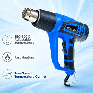 Pistola de Calor Industrial KQ-72000, 2000W, Pistola de Aire Caliente para Plástico, Calentamiento (10-15s), Temperatura Ajustable 300-600C - Product Image 1