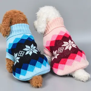 factory wholesale clothes dog pet cashmere warm knitted drop shipping supplier