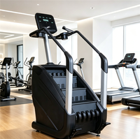 Máquina de Escaleras Eléctrica Comercial para Gimnasio, Control Magnético, Equipo de Ejercicio Aeróbico Multifuncional para Interiores, Máquina de Adelgazamiento