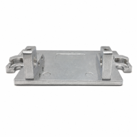 Pièces d'emboutissage de précision en tôle, support de montage en aluminium sur mesure, plaque de base, usinage CNC, OEM