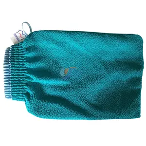 Guante de baño Fabricante Suministro Extra duro 300d Single Viscose Magic Peeling Mitt Body Hammam Guantes exfoliantes