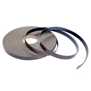 Flexible Magnetic Tape - 1 Inch X 10 Feet Magnetic Strip With Strong Self Adhesive