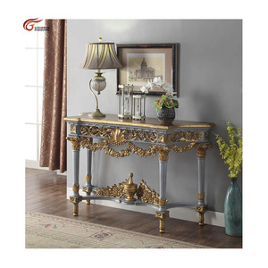 Goodwin Classique Amérique Style En <span class=keywords><strong>Bois</strong></span> Massif <span class=keywords><strong>Maison</strong></span> <span class=keywords><strong>Console</strong></span> Table et Miroir Salon Suite Salon Table GGC46-49 - Product Image 1