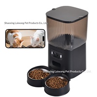 Distributeur intelligent de nourriture pour animaux de compagnie, alimenté par USB, interactif, à portions contrôlées, avec surveillance visuelle et alimentation vidéo à distance pour chiens et chats