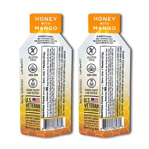 Sac en mylar en forme de sachet en plastique personnalisé, résistant aux odeurs, 3.5 sacs en Mylar découpés - Product Image 3