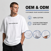 T-shirt en coton unisexe grande taille 300 g/m² couleur unie décontracté confortable été vierge doux respirant oversize streetwear vente en gros