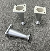 Pieds de table en plastique réglables de 8 cm de hauteur, pieds de table en plastique bon marché, pieds de table en plastique imperméables pour salle de bain et cuisine