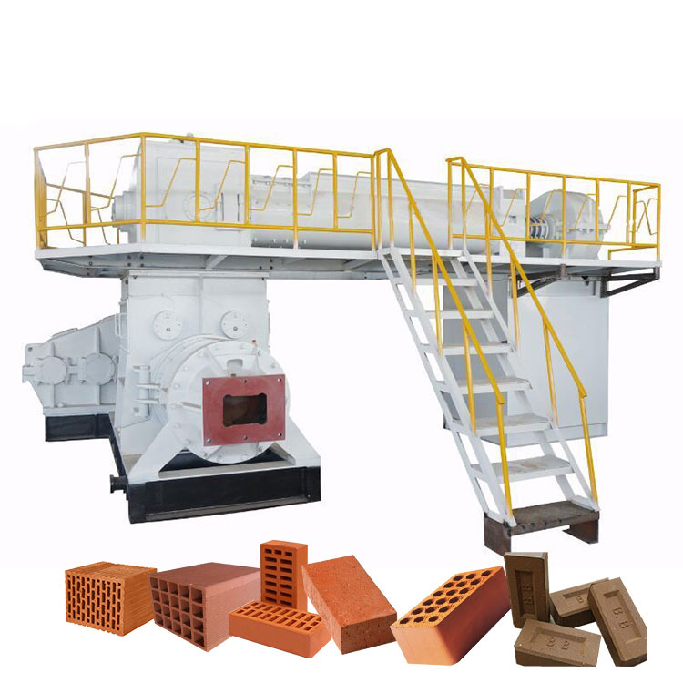 Automatic Brick making machine production line Vacuum extruder brick burning earth soil mud clay red brick making machine